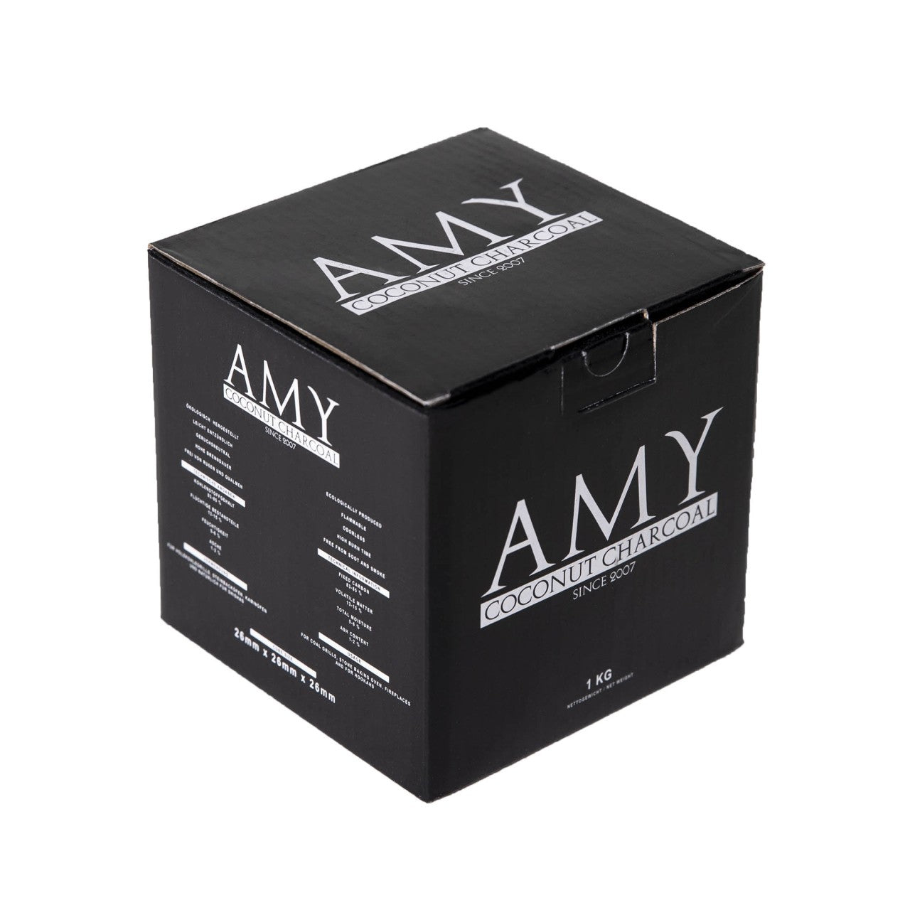 AMY Deluxe Natural Coconut Charcoal 26mm